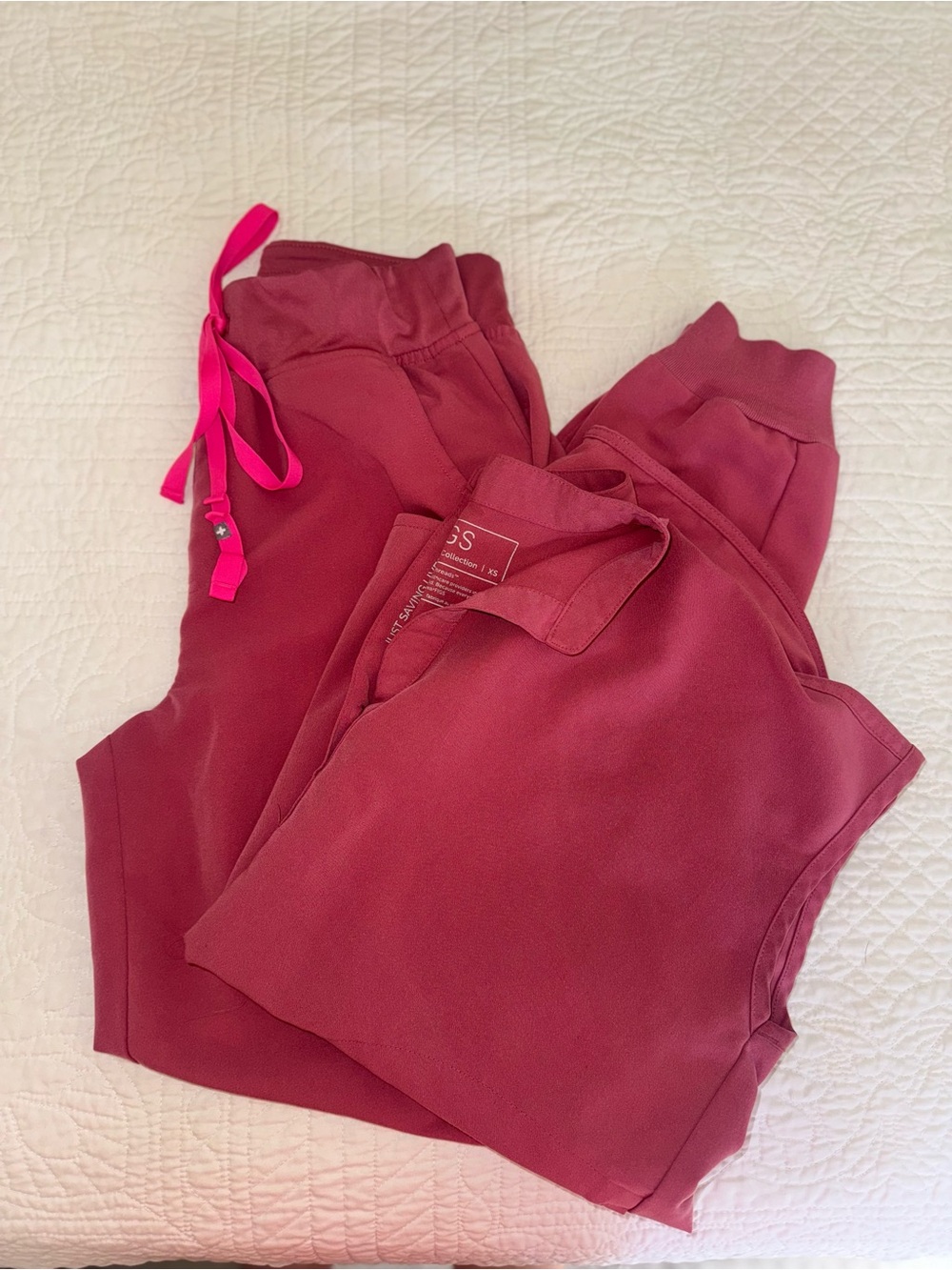 Pink Figs Scrub Set